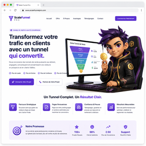 Conception de site de vente optimisée pour les prospects, les offres, les conversions, la confiance client et la structure AI Ready Globale Pro Online Premium - Product Image 1