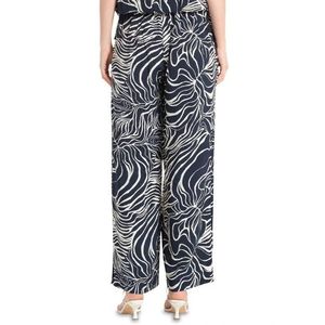 Loose <b>Elastic</b> Waist Breathable 100% Cotton Canvas Straight Solid Casual Autumn Mid Women's Pants & Trousers - Product Image 5