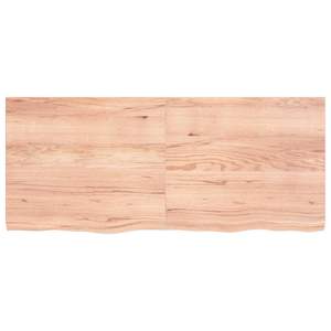 Estante de Pared de Madera de Roble Macizo Marrón Claro, 55 x 23.6 Pulgadas, Diseño Plegable - Product Image 2