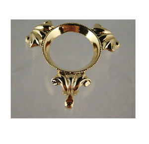 Portavasos de latón con logo personalizado, 4 piezas, portavasos de latón chapado en oro, diseño increíble, calidad superior a precio de mayoreo. - Product Image 2