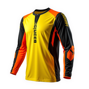 Jersey de Motocross de Manga Larga, Diseño Nuevo y Duradero, Ropa Deportiva de Alta Calidad a Bajo Precio para Adultos - Product Image 1