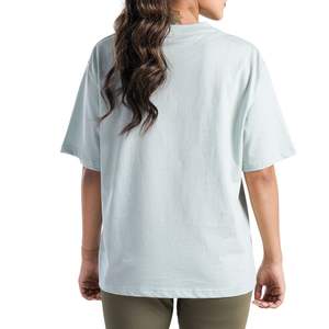 Camiseta Oversize Personalizada para Mujer, Ajuste Holgado, Informal, para Gimnasio, Transpirable, de Algodón Suave, para Fitness, Yoga, Running, Deportes, Lisa - Product Image 4