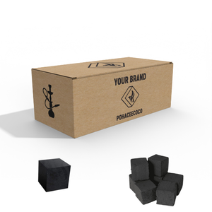 Briquette de charbon de bois pour narguilé Shisha en frêne blanc de qualité supérieure fabriquée en Indonésie à 100% de charbon de noix de coco naturel de marque privée OEM - Product Image 1