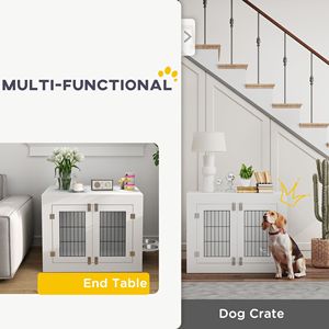 Moderna Jaula Rectangular para Perros, Casa para Mascotas con Diseño Sólido, Villa Moderna para Interiores y Exteriores para Animales Pequeños, Sin Envíos los Fines de Semana - Product Image 6
