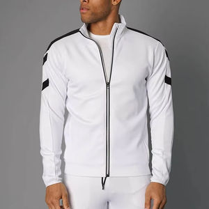 Conjunto Deportivo para Hombre, Color Blanco, con Logotipo Personalizado, Marca Privada, Algodón Premium, para Correr y Hacer Ejercicio, Venta Caliente 2026 - Product Image 2