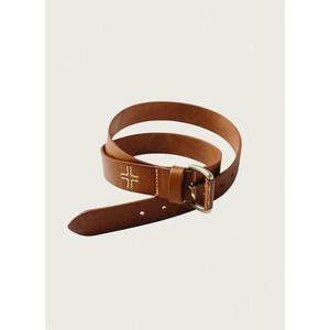 Cinturones de cuero genuino para hombre, cinturones formales de alta calidad, muy vendidos, hechos a mano, longitud personalizada y hebilla de latón gruesa. - Product Image 1