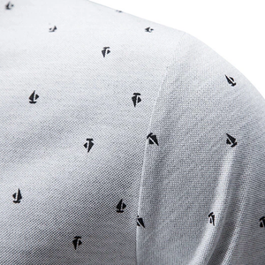 Polo homme décontracté à manches courtes, coupe ajustée, en coton, fabrication sur mesure OEM ODM, vente en gros - Product Image 5