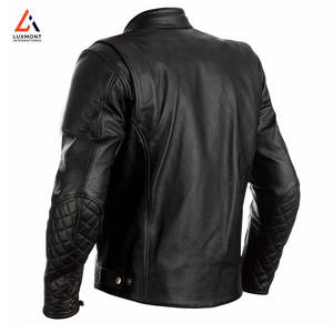 Chaqueta de moto para hombre con múltiples bolsillos y tela interior cómoda, logotipo personalizado, chaqueta de invierno - Product Image 2