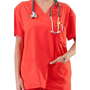 Hospital Uniform Medical <b>Scrubs</b> <b>Set</b> for Nurses Women Men Breathable Comfortable 100% Cotton Customized Color Logo - Product Image 6