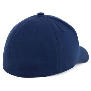Gorra de Béisbol Unisex de 6 Paneles para Deportes de Invierno, Color Azul Marino Sólido, Sarga de Algodón, Ajuste Ajustable, Cierre Trasero Informal - Product Image 3
