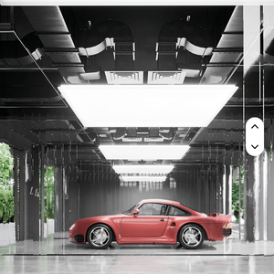 Lumière d'atelier LED étanche haute performance pour le lavage de voitures, le detailing et les salles d'exposition - Éclairage à panneau souple à montage en surface - Product Image 3