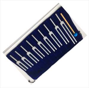 Nuevas Diapasones de Acero Inoxidable Sin Peso con Caja de Almacenamiento de Madera, Reutilizables para Sanación de Chakras, Todas las Frecuencias - Product Image 3