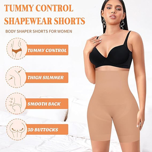 Faja moldeadora de piernas premium con compresión de cintura alta para curvas suaves y soporte cómodo durante todo el día - Product Image 4