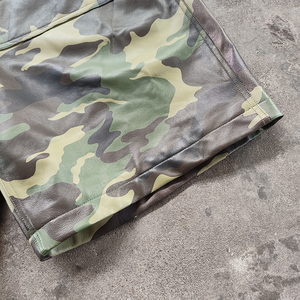 Pantalones Cortos de Cuero con Estampado Personalizado de Alta Calidad, Estilo Urbano, Camuflaje, con Pedrería, para Hombre - Product Image 6