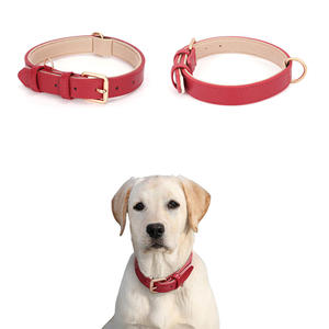 Collier pour chien en cuir le plus vendu, respirant, imperméable, classique, rembourré et doux, avec boucle réglable - Product Image 6