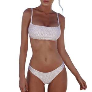 Trajes de Baño de Alta Calidad para Mujer, Personalizados, Ecológicos, de Secado Rápido, Transpirables, con Estampado Floral, Tallas Grandes, Bikinis de Poliéster y Nailon - Product Image 3