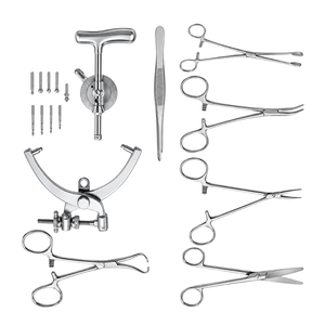 ชุดเครื่องมือดึงกระดูกศีรษะ ARISTON INTERNATIONAL รุ่น AI-Skull Traction Instrument Set-03 ชุด 27 ชิ้น สำหรับศัลยกรรมประสาท ทำจากสแตนเลส ใช้งานด้วยมือ - Product Image 3