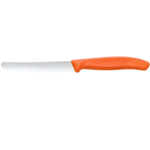 Cuchillos de Cocina con Mango Naranja, Hoja Afilada de Acero Inoxidable, Cuchillos Profesionales para Cortar Carne, Frutas, Verduras y Alimentos - Product Image 1