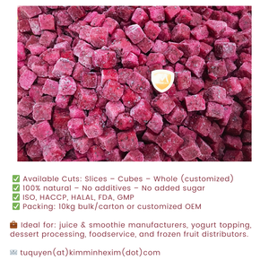 Pitaya Congelé IQF Premium du Vietnam Goût Frais Douceur Naturelle - Product Image 5