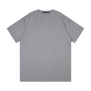 Gran oferta 100% camiseta en blanco de algodón para hombre de alta calidad 210 Gsm estampado personalizado manga corta cuello redondo bordado estilo Formal - Product Image 1