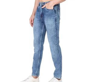 Jeans en denim décontractés pour hommes, coupe droite, pantalon en coton, streetwear, mode, confortable, à porter tous les jours, pantalon pour l'été - Product Image 3