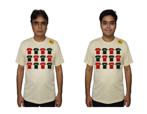 Fournisseur OEM de T-shirts au Bangladesh – T-shirts vierges en coton jersey 260g, personnalisables, style vintage décontracté, impression numérique, unisexe, en gros - Product Image 1