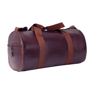 Bolsa de Gimnasio de Cuero Genuino Vintage con Compartimento Dedicado para Zapatos, Compartimentos Espaciosos, Capacidad de 20-35L, Marca Privada OEM - Product Image 4