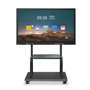 Lavagna interattiva da 55 "86 pollici lavagna interattiva portatile Mirroring Touch Screen sensibile conferenza scolastica