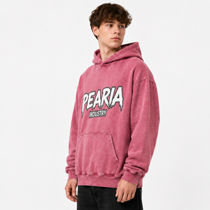 Sudadera con Capucha para Hombre, Estilo Francés, Tejido Grueso de 370g, Talla Grande, con Cordón Ajustable, Bolsillo Canguro, Estampado Personalizado, Ropa Urbana - Product Image 2