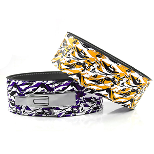 Ceinture de musculation à levier en cuir véritable robuste, ceinture de soutien pour la force athlétique avec boucle à levier en acier réglable pour l'entraînement en salle de sport - Product Image 6