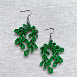 Boucles d'oreilles pendantes d'art et d'artisanat du Vietnam Style de pendentif en os de corne mignon pour les mariages, les fêtes et les cadeaux-Produits d'artisanat en vrac - Product Image 1