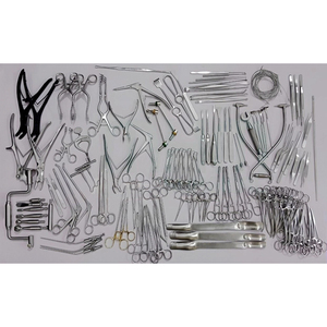 ชุดเครื่องมือผ่าตัดกะโหลกศีรษะ Surginexa คุณภาพสูง รุ่น SR-OP-0334 จำนวน 133 ชิ้น สำหรับการผ่าตัดทั่วไป ทำจากเหล็กกล้าไร้สนิม - Product Image 1