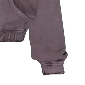Hot Sale Unisex 100% Cotton <b>Plus</b> <b>Size</b> Breathable Fleece Hooded <b>Jogger</b> <b>Set</b> High Quality Custom Logo Acid Wash Tracksuit - Product Image 4