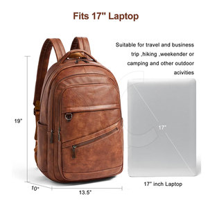 Mochila de cuero de moda de nuevo estilo, hecha en Pakistán, de primera calidad, venta directa de fábrica. - Product Image 2