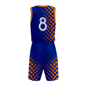 High Quality Sportswear Customized Basketball Kit uniform set Latest Style Team Wear Basketball Uniform - Product Image 4