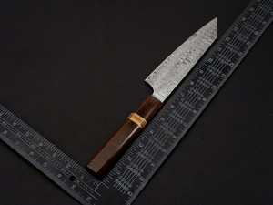 Couteau de chef de cuisine artisanal en acier Damas de 8 pouces, haute dureté, écologique, ambidextre, ultra-affûté, avec manche en bois et résine époxy - Product Image 6