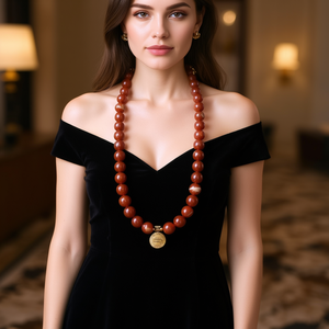 Colliers à perles fines XL2508-15HP, pendentif élégant 15HP pour femmes - Product Image 3