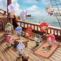 Ensemble de construction de blocs de la série Chasing Mermaids sous licence officielle POP MART, modèle de jouet DIY, cadeau