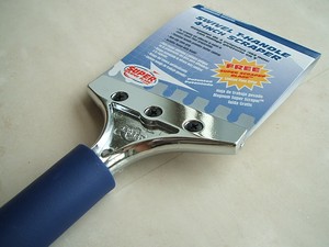 Grattoir à sol robuste de 4 pouces avec poignée pivotante, lame en acier inoxydable, outil de travail des métaux - Product Image 5