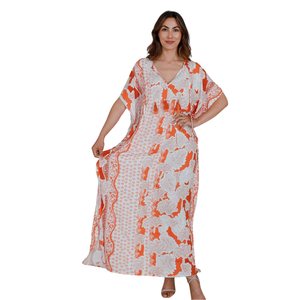 Vestido Largo Maxi con Estampado Floral para Mujer, Ropa de Vacaciones - Product Image 4