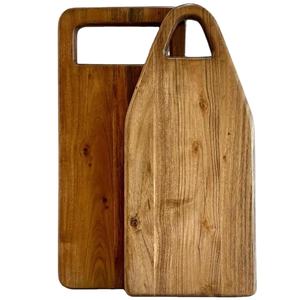 Tabla de Cortar de Madera Hecha a Mano, Forma Rectangular, Acabado Natural, Reutilizable, Apta para Lavavajillas, 1.3 cm de Grosor, Utensilios de Cocina para Cortar - Product Image 1