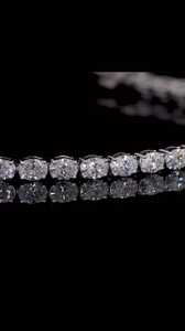 ELVORA GEMS Pulsera de tenis con diamantes cultivados en laboratorio, corte ovalado, estilo East West, para mujer |   Pulsera de Lujo Chapada en Oro, Aleación de Zinc, Certificada por IGI, Moderna - Product Image 5