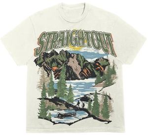 Quality Custom Printed Streetwear Heavyweight <b>Men's</b> T-<b>Shirt</b> Loose Hem Cropped Design Casual Cotton T-<b>Shirt</b> - Product Image 1