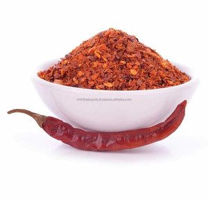 Capsicum Annuum Pimienta roja triturada Lal Mirchi Copos de chile rojo Copos de Pimiento dulce seco Especias de pimentón Especias indias tradicionales - Product Image 2