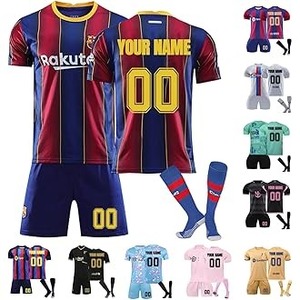 <span class=keywords><strong>Camiseta</strong></span> de Fútbol <span class=keywords><strong>BAR</strong></span> 2024-25 Personalizable para Adultos Unisex, Transpirable, Talla Grande, Verano, <span class=keywords><strong>Personaliza</strong></span> con Nombre y Número, Pantalones Cortos, Regalos - Product Image 2