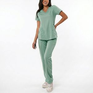 Uniforme d'infirmière médicale de haute qualité, meilleur matériau, uniforme élégant pour femmes, uniforme pour infirmières / design d'uniformes d'hôpital, étiquette privée - Product Image 6