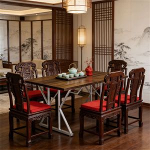 Tavolo da pranzo marrone per cucina e ufficio - Solo tavolo - Product Image 1