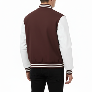 Veste universitaire en mélange de coton pour homme, 360 GSM, coupe classique, fermeture boutonnée, manches longues, usage quotidien décontracté, durable, service OEM - Product Image 2