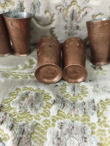 Verre à eau en cuivre couleur terre, finition lisse, verre en cuivre couleur naturelle, verre en cuivre personnalisé, verre en cuivre fabriqué en usine - Product Image 5