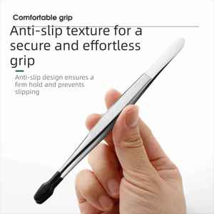 4 pinces à épiler en acier inoxydable pour manucure et pédicure, outils manuels de soin des ongles pour salon et spa - Product Image 5